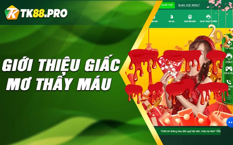 Giới thiệu giấc mơ thấy máu